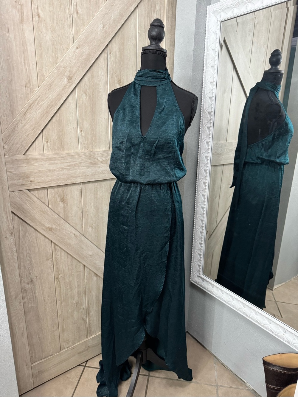 Show Me Your Mumu Halter Maxi Dress